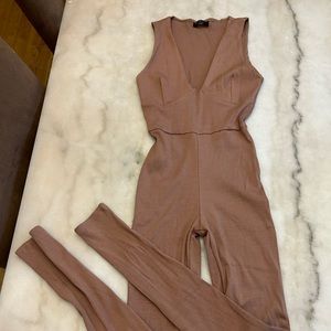 Naked Wardrobe ribbed jumpsuit
